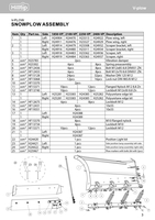 Scraper bracker Left 2250V