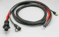 Spreader side harness to vehicle side harness