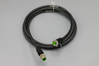 M12 8-pin cable 2m, Spreader side