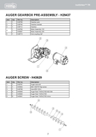 400W motor auger with encoder