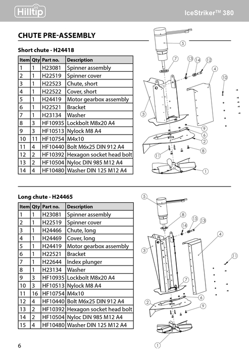 H22644 Indexkolben M12