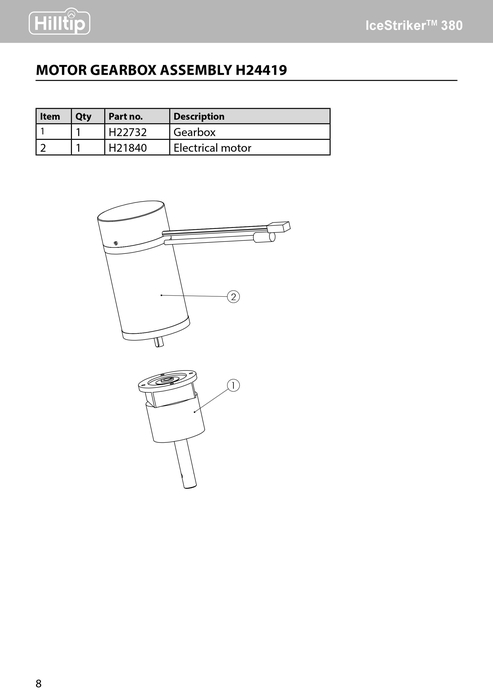 250W motor