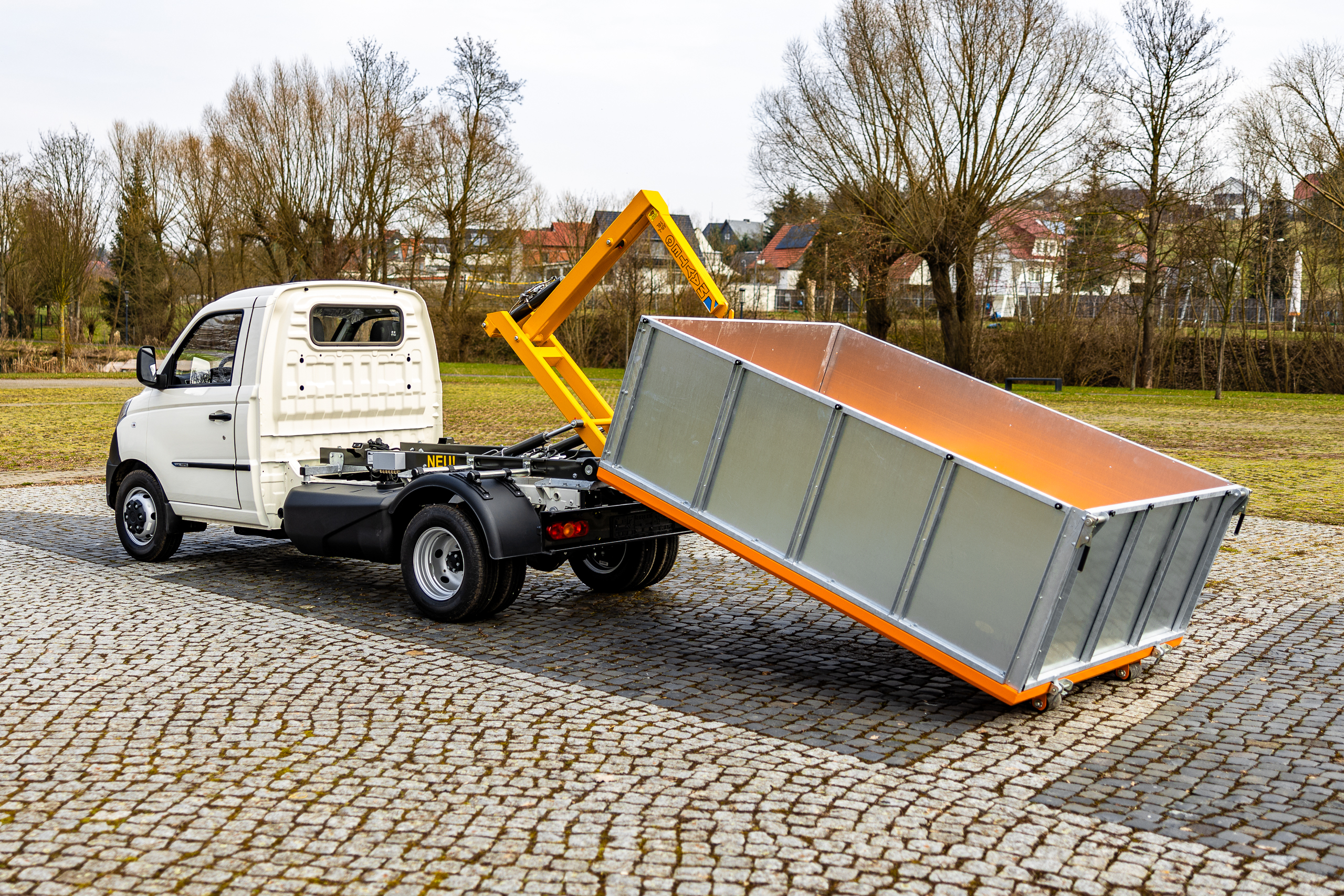 City Abroller - City Abrollcontainer - City Abrollkipper - City Hakenlift Piaggio Porter NP6 HWNtec