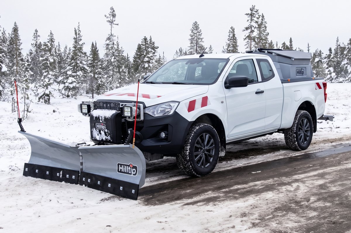 Isuzu D-Max Winterdienst Umbau HWNtec Hilltip Winterdienstfahrzeug Pickup
