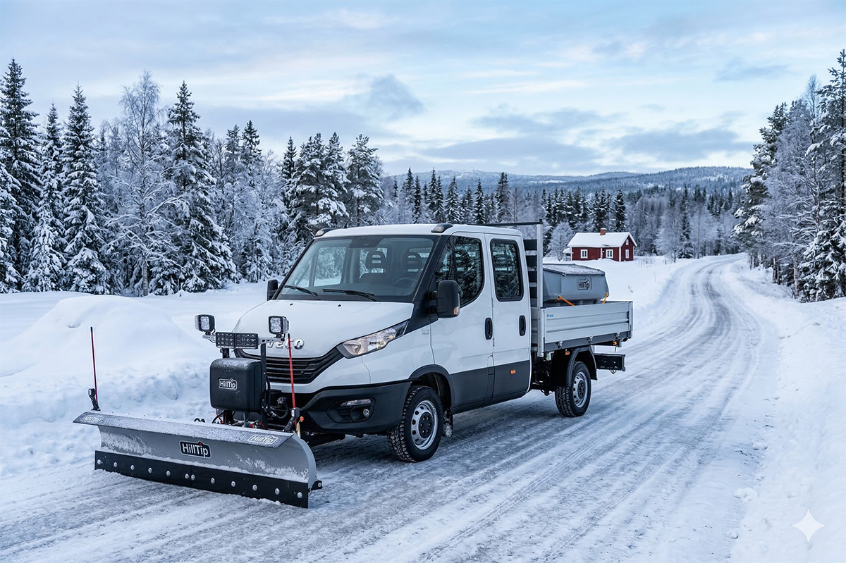 Iveco Daily Winterdienst Umbau HWNtec Hilltip Winterdienstfahrzeug 3,5t