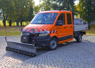 MAN TGE Winterdienst Umbau HWNtec – Dreiviertelansicht vorne 4x4