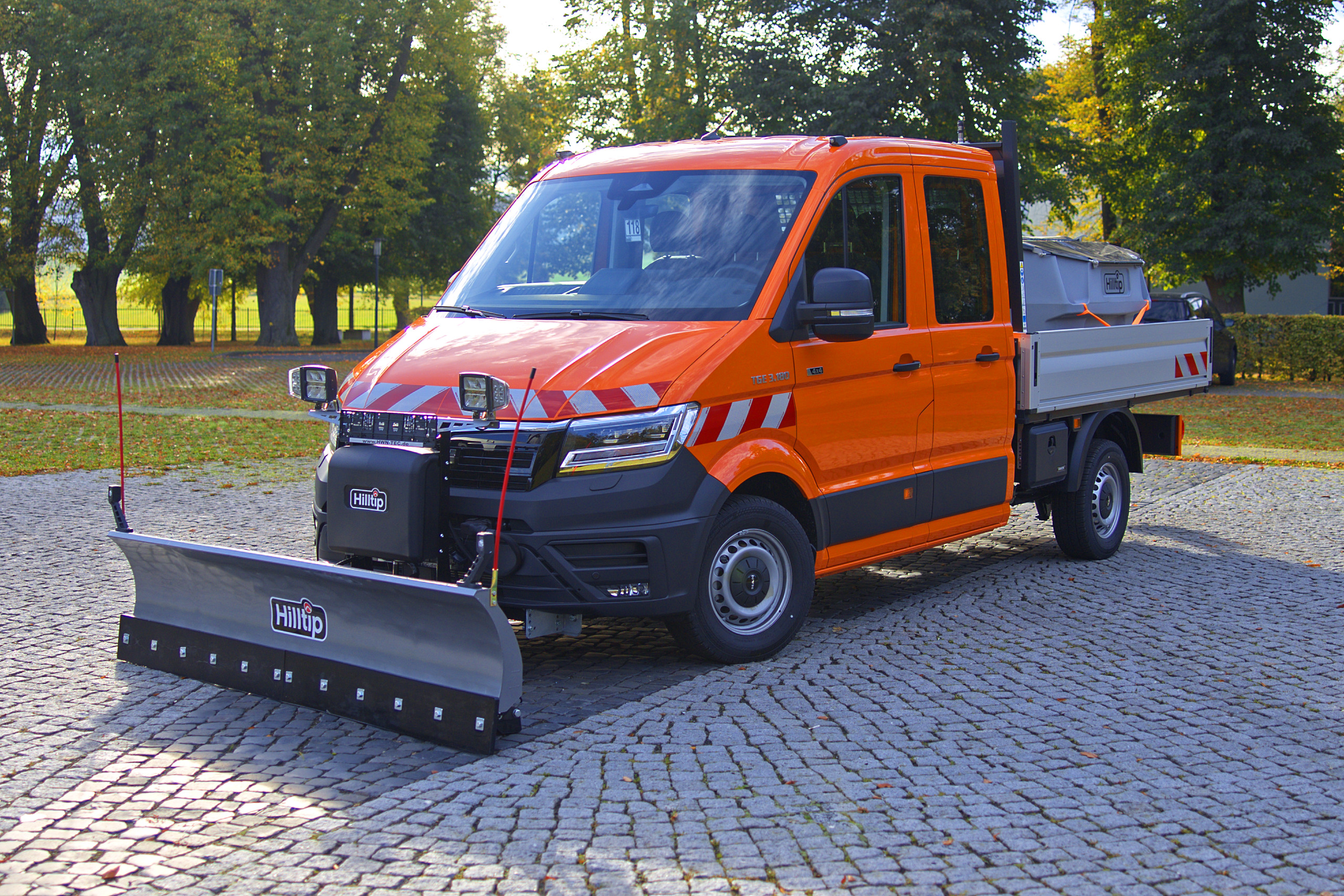 MAN TGE Winterdienst Umbau HWNtec Hilltip Winterdienstfahrzeug 3,5t 4x4