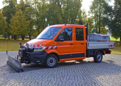 MAN TGE Winterdienst Umbau HWNtec – Dreiviertelansicht vorne 4x4