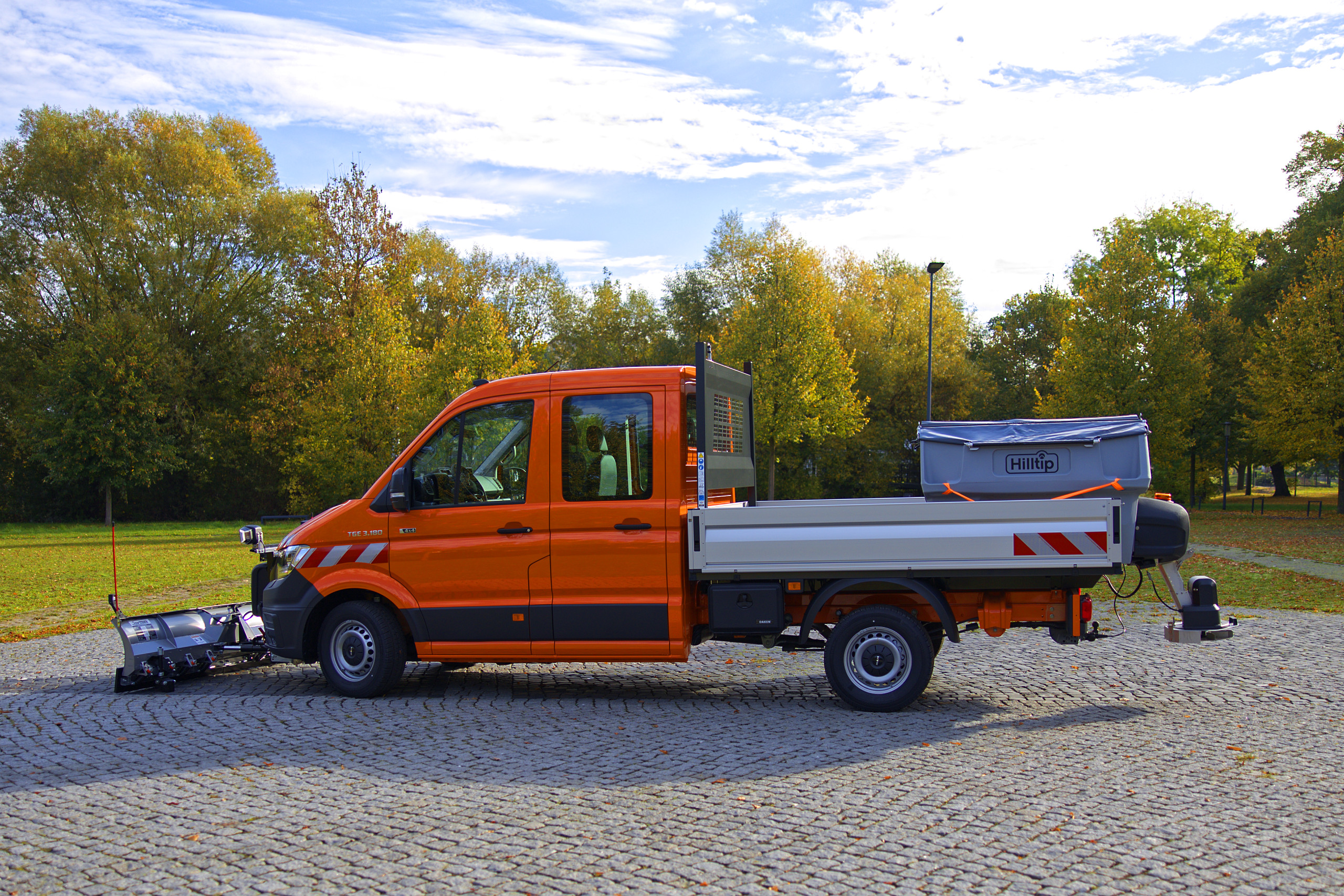 MAN TGE Winterdienst Umbau HWNtec Hilltip Winterdienstfahrzeug 3,5t 4x4