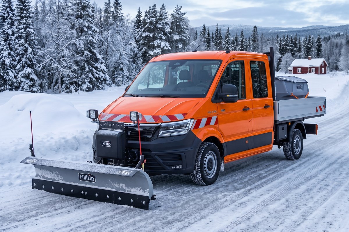 MAN TGE Winterdienst Umbau HWNtec Hilltip Winterdienstfahrzeug 4x4